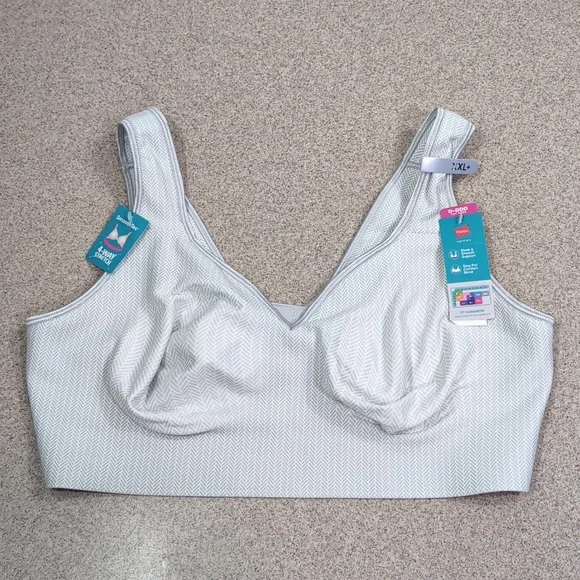 Hanes SmoothTec Bra, 4 Way Stretch. NWT, Sz 2XL + (D-DDD Cup) - Picture 2 of 9